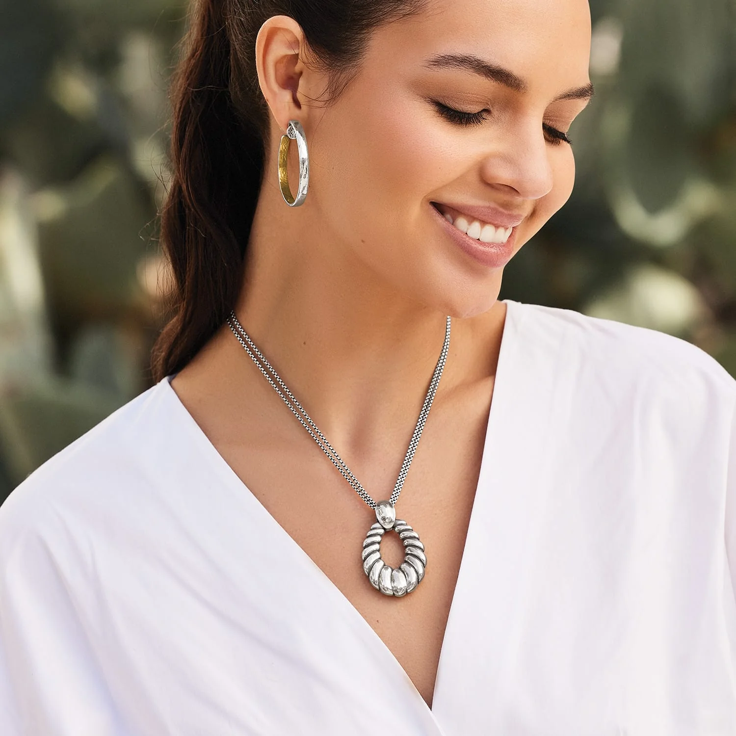 Athena Scalloped Convertible Necklace - Image 13
