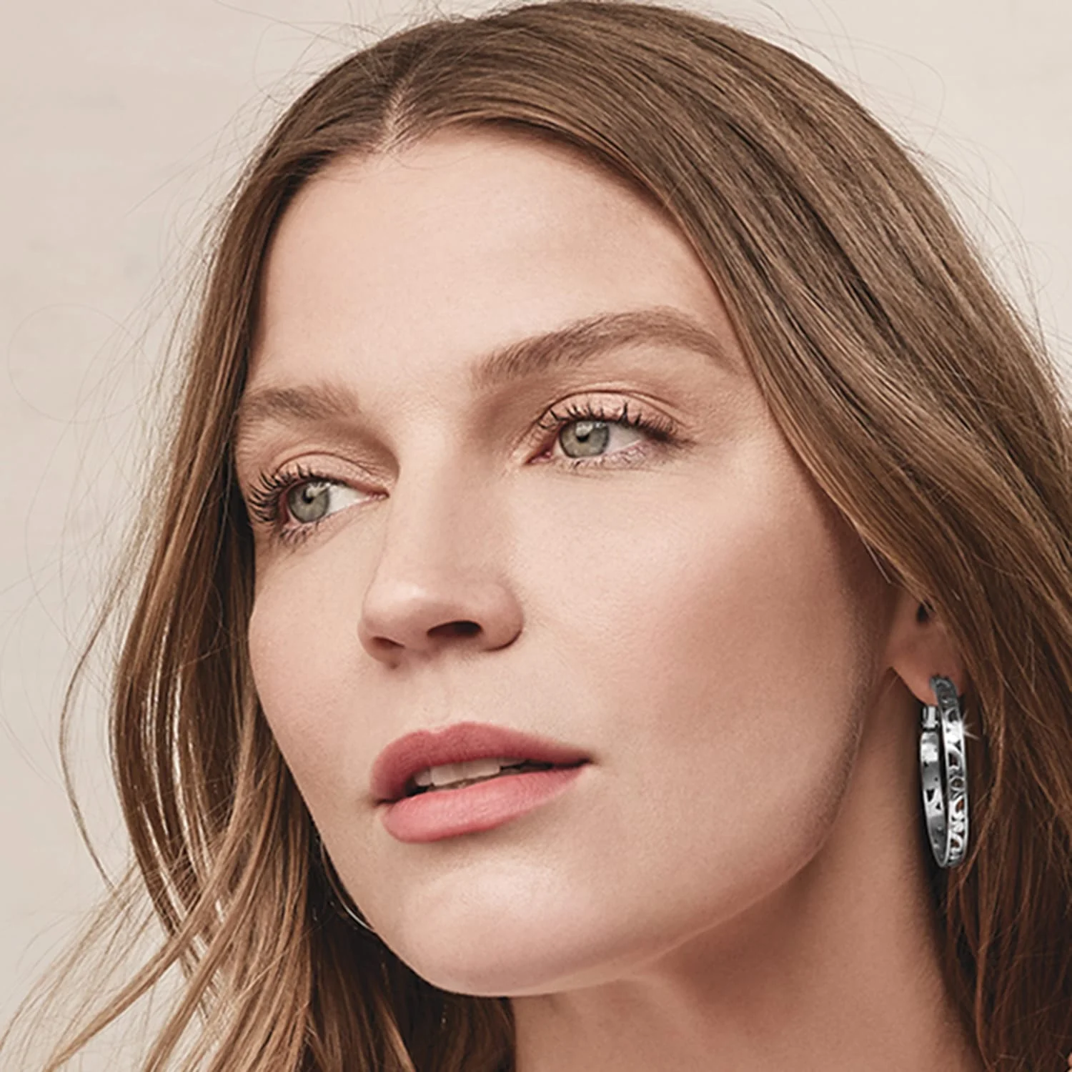 Contempo Large Hoop Earrings - Image 7