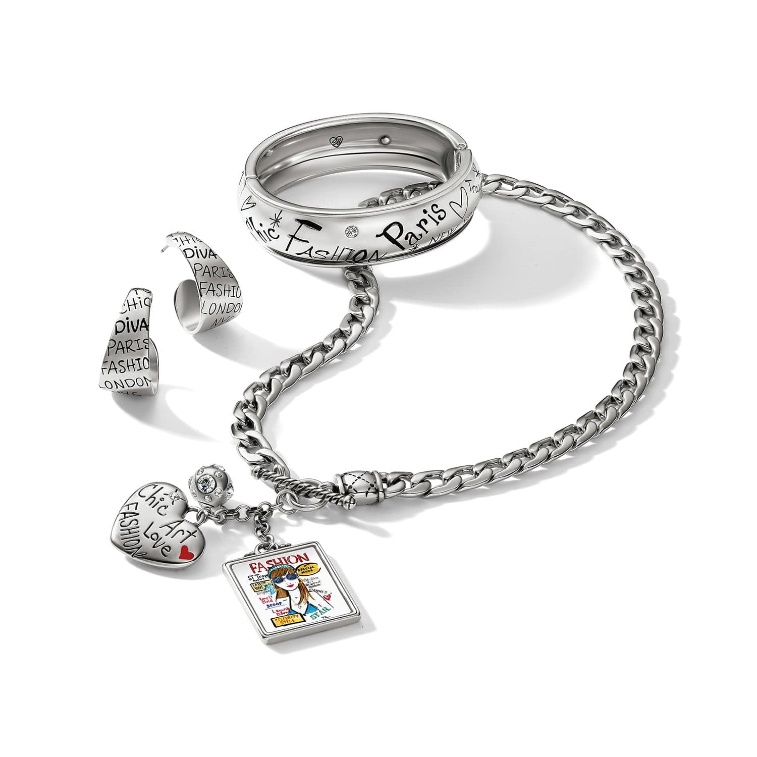Fashionista Hinged Bangle - Image 3