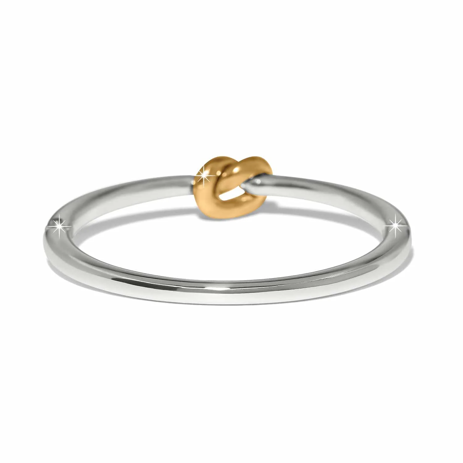 Interlok Single Knot Two Tone Hinged Bangle - Image 2
