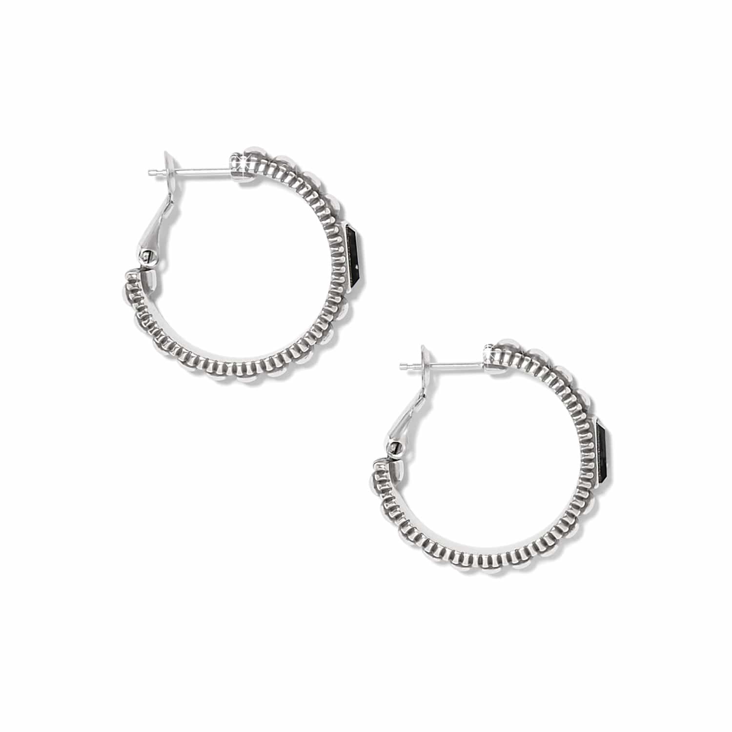 Pretty Tough Gem Hoop Earrings - Image 9